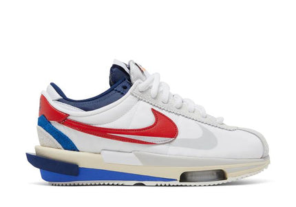 Nike Cortez 4.0 Sacai White University Red Blue - DQ0581-100