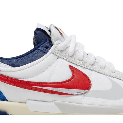 Nike Cortez 4.0 Sacai White University Red Blue - DQ0581-100