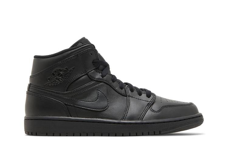 Air Jordan Air Jordan 1 Mid Triple Black (2022) - 554724-093 / 554725-093