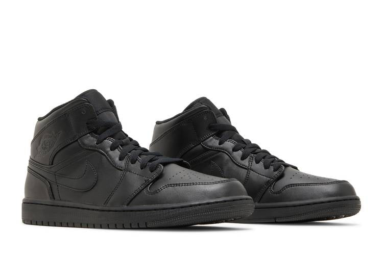 Air Jordan Air Jordan 1 Mid Triple Black (2022) - 554724-093 / 554725-093