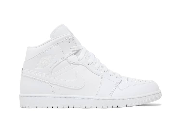 Air Jordan Air Jordan 1 Mid Triple White (2022) - 554724-136