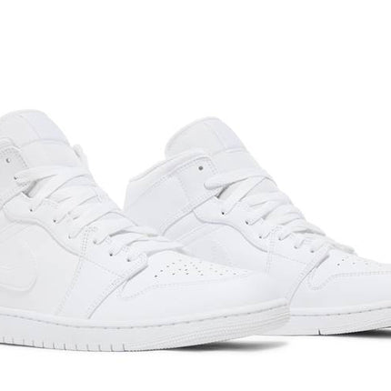 Air Jordan Air Jordan 1 Mid Triple White (2022) - 554724-136