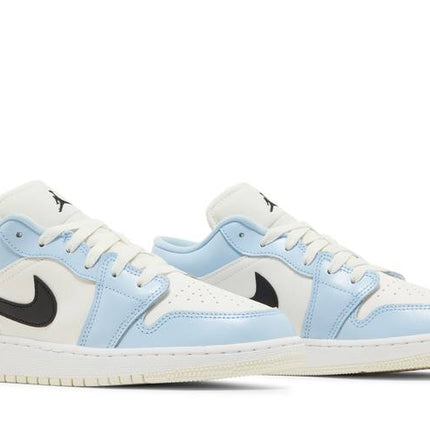 Air Jordan Air Jordan 1 Low Ice Blue Black - 554723-401