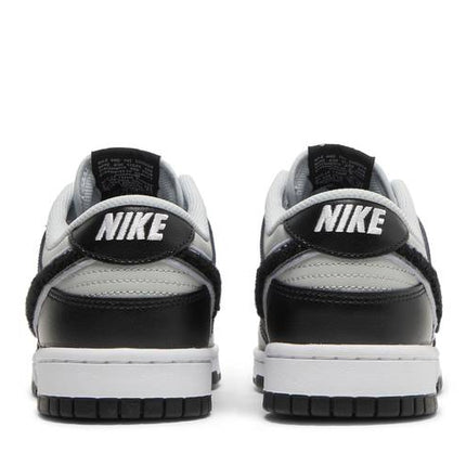 Nike Dunk Low Chenille Swoosh Grey Black - DQ7683-001