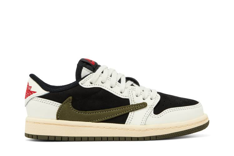 Air Jordan Air Jordan 1 Retro Low OG SP Travis Scott Olive Enfant (PS) - DZ5909-106