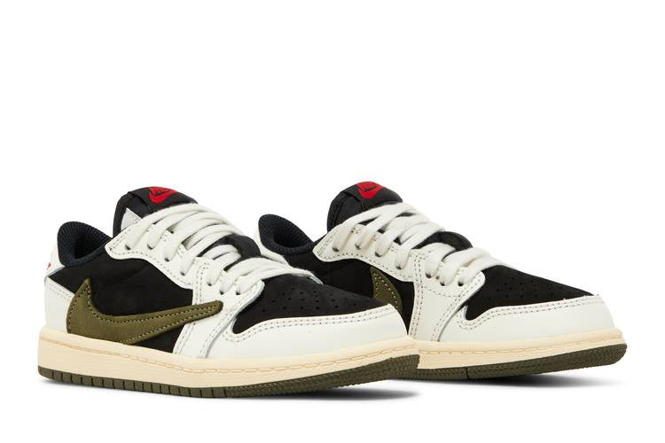 Air Jordan Air Jordan 1 Retro Low OG SP Travis Scott Olive Enfant (PS) - DZ5909-106