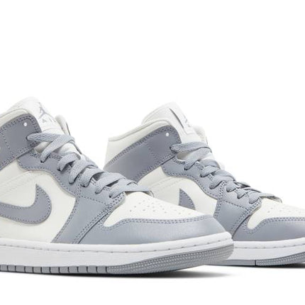 Air Jordan Air Jordan 1 Mid Grey Sail - BQ6472-115