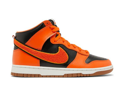 Nike Dunk High University Chenille Swoosh Safty Orange - DR8805-002