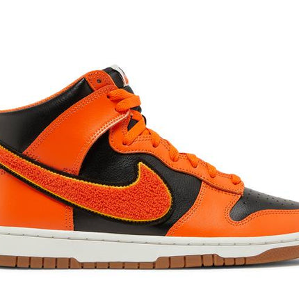 Nike Dunk High University Chenille Swoosh Safty Orange - DR8805-002