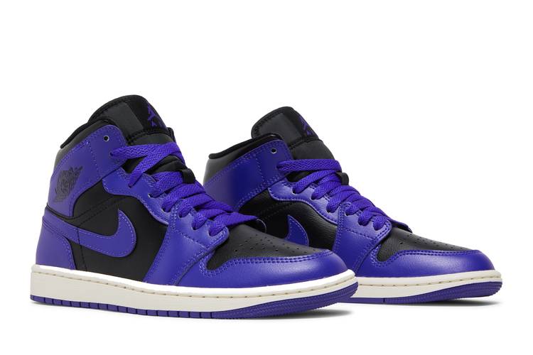 Air Jordan Air Jordan 1 Mid Purple Black - BQ6472-051