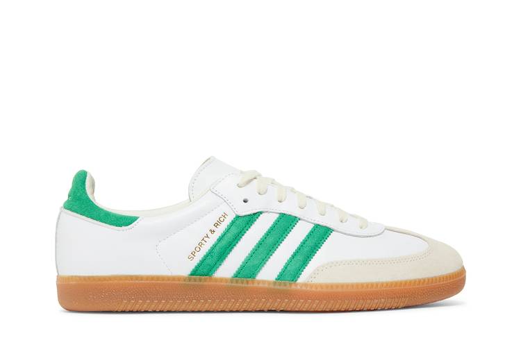 Adidas Samba OG Sporty & Rich White Green - HQ6075