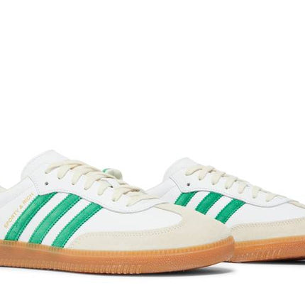 Adidas Samba OG Sporty & Rich White Green - HQ6075