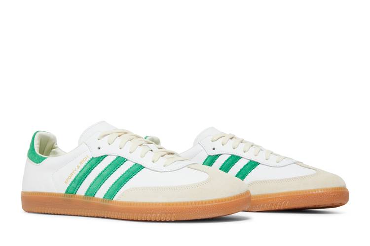 Adidas Samba OG Sporty & Rich White Green - HQ6075