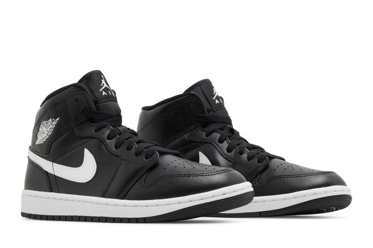 Air Jordan Air Jordan 1 Mid Black White  - DV0991-001