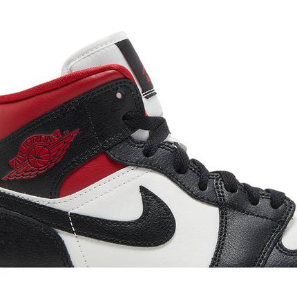 Air Jordan Air Jordan 1 Mid Black Gym Red - BQ6472-061