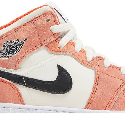 Air Jordan Air Jordan 1 Mid SE Orange Suede - DV1336-800