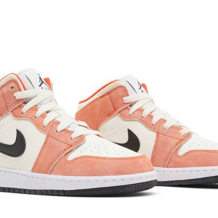 Air Jordan Air Jordan 1 Mid SE Orange Suede - DV1336-800