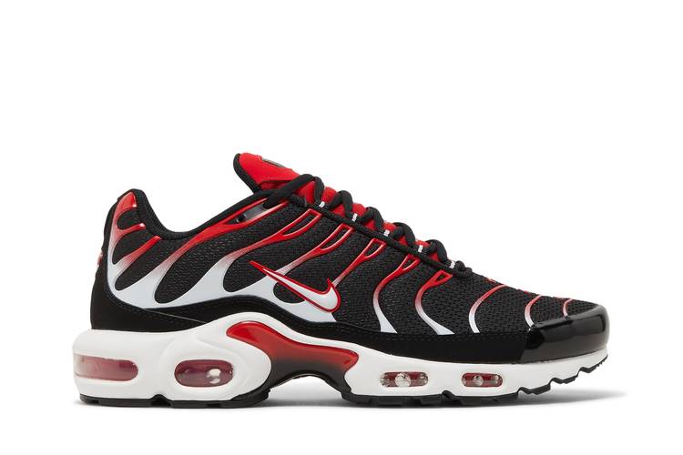 Nike Air Max Plus Black White University Red - DM0032-004