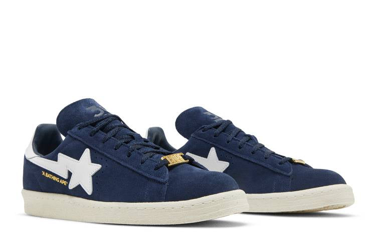 Adidas Campus 80s Bape Collegiate Navy - ID4770/1J23-191-907/1J23-291-906