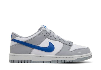 Nike Dunk Low Mini Swoosh Wolf Grey Game Royal - FN3878-001