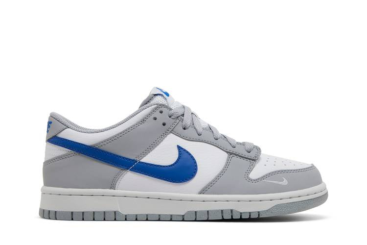 Nike Dunk Low Mini Swoosh Wolf Grey Game Royal - FN3878-001