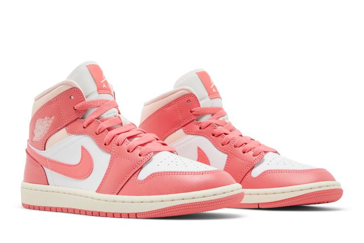 Air Jordan Air Jordan 1 Mid Strawberries And Cream - BQ6472-186