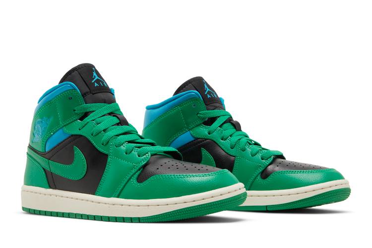 Air Jordan Air Jordan 1 Mid Lucky Green Aquatone - BQ6472-033