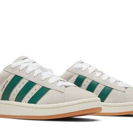 Adidas Campus 00s Crystal White Dark Green - GY0038