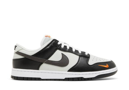 Nike Dunk Low Black Total Orange Mini Swoosh - FN7808-001