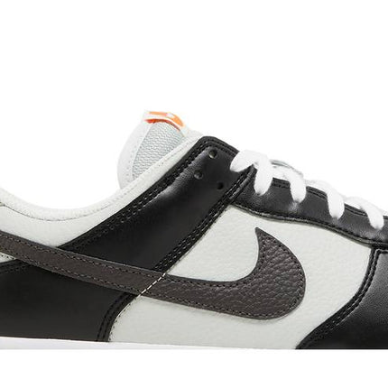 Nike Dunk Low Black Total Orange Mini Swoosh - FN7808-001