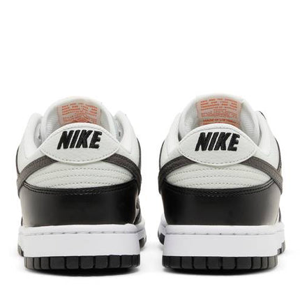 Nike Dunk Low Black Total Orange Mini Swoosh - FN7808-001