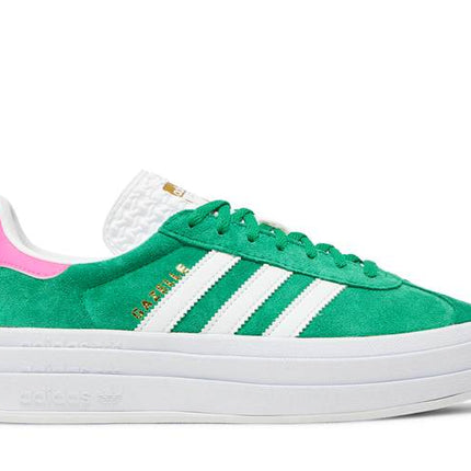 Adidas Gazelle Bold Green Lucid Pink - IG3136