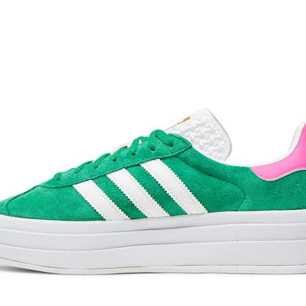 Adidas Gazelle Bold Green Lucid Pink - IG3136