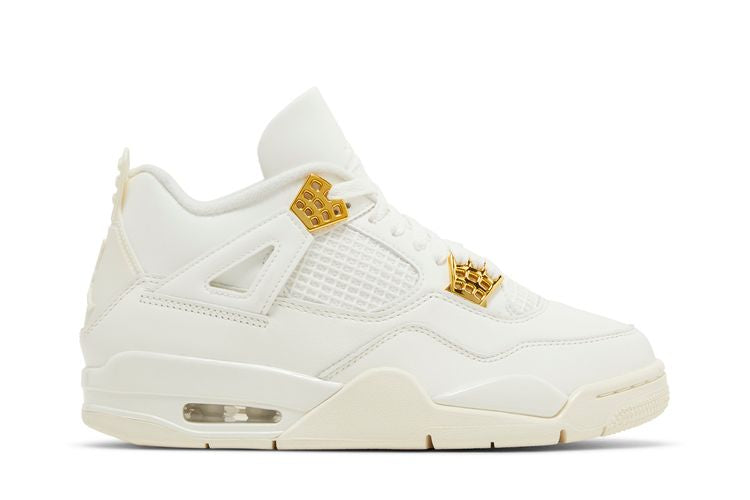 Air Jordan Air Jordan 4 Sail Metallic Gold - AQ9129-170