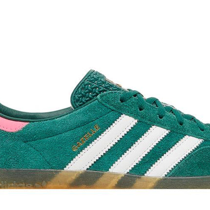 Adidas Gazelle Indoor Collegiate Green Lucid Pink - IG5929