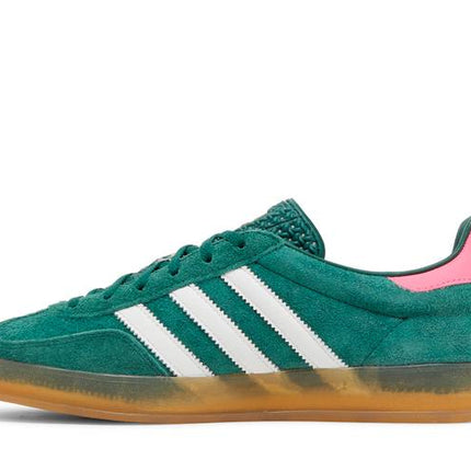 Adidas Gazelle Indoor Collegiate Green Lucid Pink - IG5929