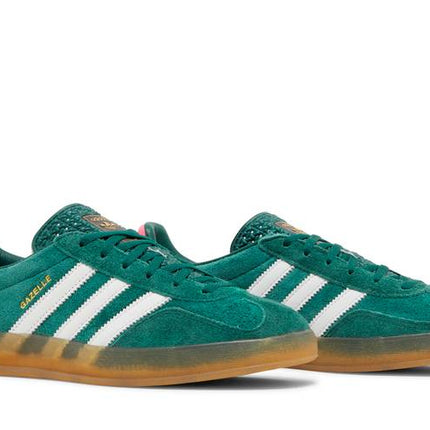 Adidas Gazelle Indoor Collegiate Green Lucid Pink - IG5929