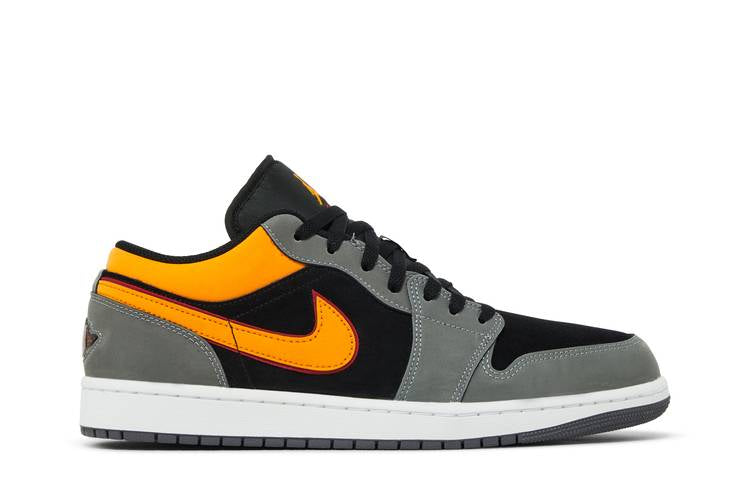 Air Jordan Air Jordan 1 Low Black Vivid Orange - FN7308-008