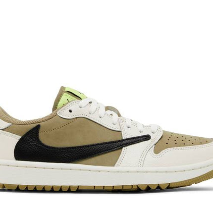 Air Jordan Air Jordan 1 Retro Low Golf Travis Scott Neutral Olive - FZ3124-200