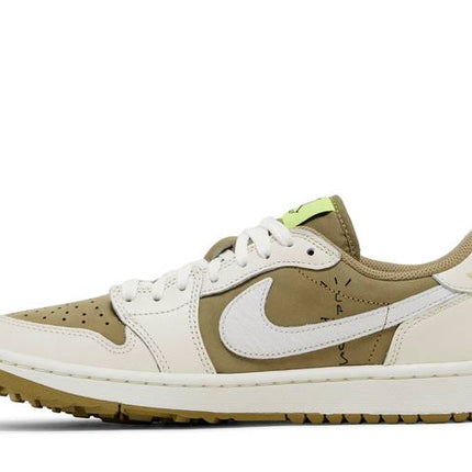 Air Jordan Air Jordan 1 Retro Low Golf Travis Scott Neutral Olive - FZ3124-200