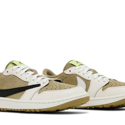 Air Jordan Air Jordan 1 Retro Low Golf Travis Scott Neutral Olive - FZ3124-200