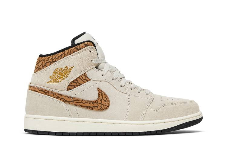 Air Jordan Air Jordan 1 Mid SE Brown Elephant - DZ4129-102 / DZ5369-102