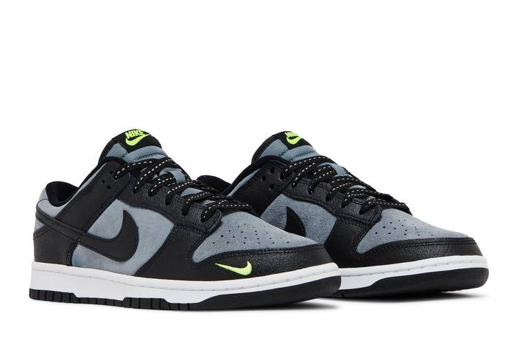 Nike Dunk Low Black Grey Green Strike - FQ2205-001