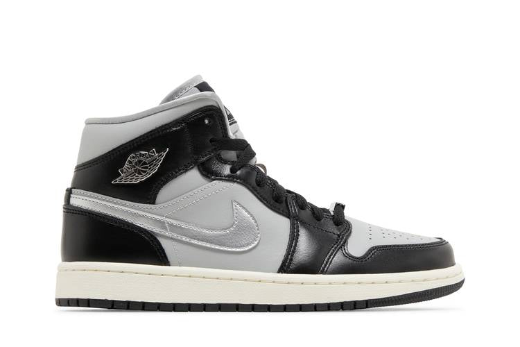 Air Jordan Air Jordan 1 Mid Black Chrome - FB9892-002