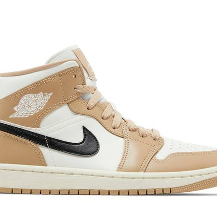 Air Jordan Air Jordan 1 Mid Tan Black - BQ6472-103