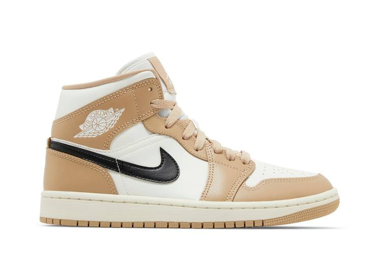 Air Jordan Air Jordan 1 Mid Tan Black - BQ6472-103