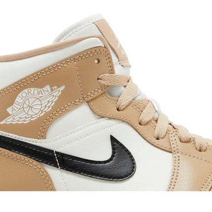 Air Jordan Air Jordan 1 Mid Tan Black - BQ6472-103