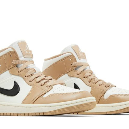 Air Jordan Air Jordan 1 Mid Tan Black - BQ6472-103