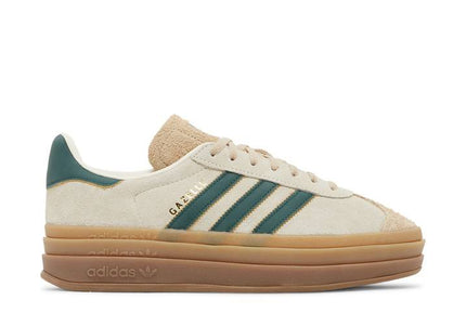 Adidas Gazelle Bold Magic Beige Collegiate Green - ID7056