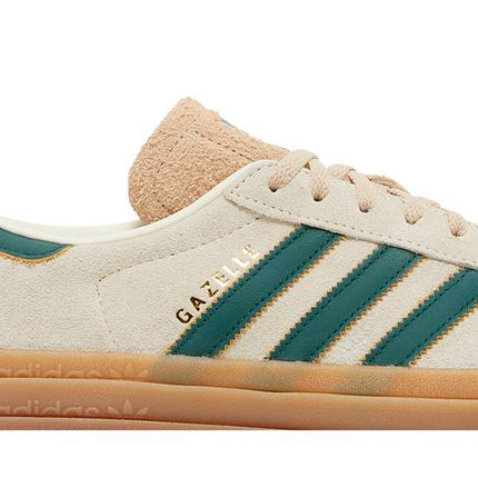 Adidas Gazelle Bold Magic Beige Collegiate Green - ID7056